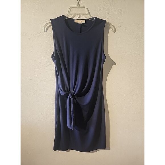 Michael Michael Kors Womens Sleeveles Shift Dress Blue Size M - Picture 1 of 5